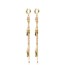 Серьги с цепочками