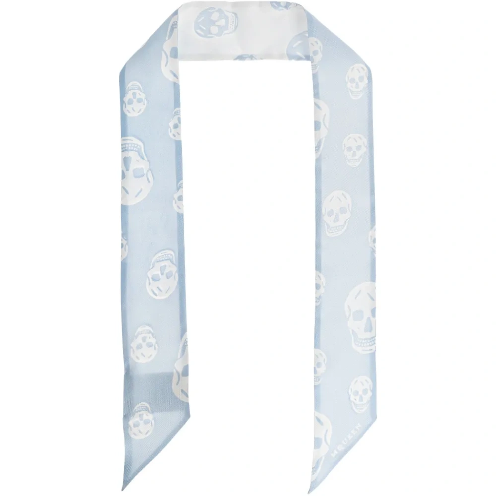 Шарф с принтом в виде черепов