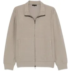 Текстурированный свитшот на молнии