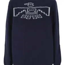 Свитер с графическим принтом