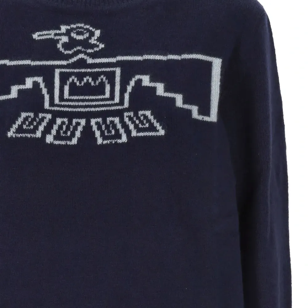 Свитер с графическим принтом