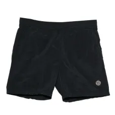 Плавки-шорты с нашивкой-логотипом