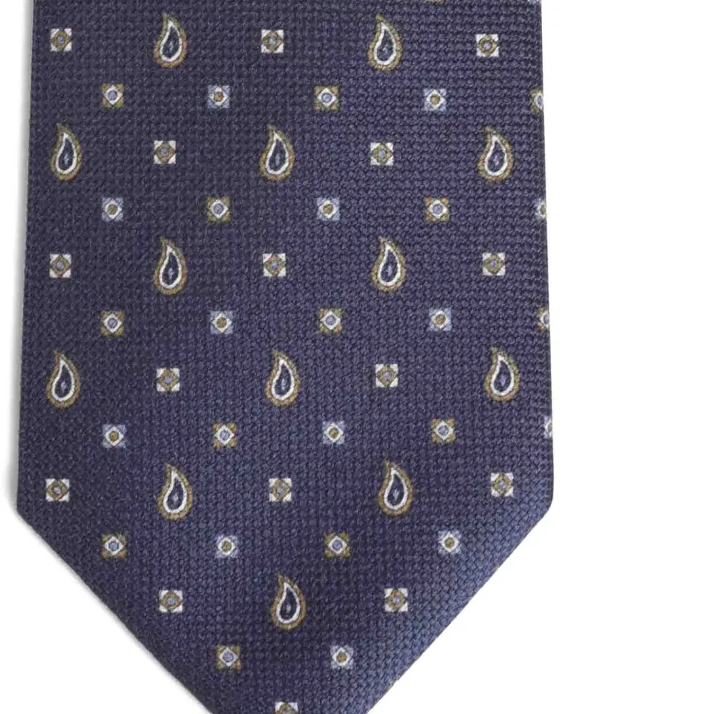 Галстук с узором «пейсли»