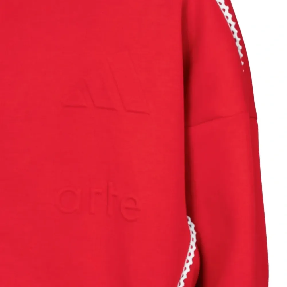 Худи на молнии с отделкой кружевом X Arte Antwerp Худи на молнии с отделкой кружевом X Arte Antwerp