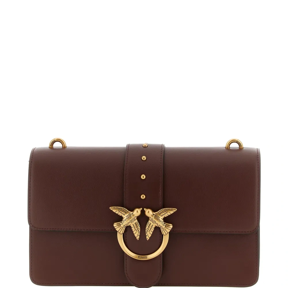 Сумка через плечо Love One Classic из кожи с заклёпками