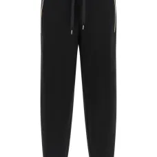 Спортивные брюки с полосатыми вставками