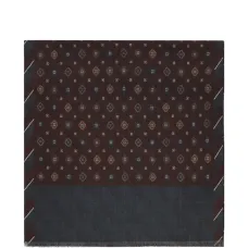 Шерстяной шарф с принтом