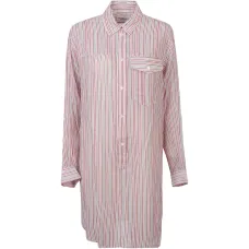 Платье в полоску с нагрудным карманом