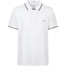 Поло с контрастным воротником