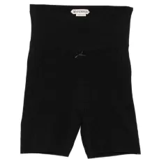 Шорты фактурной вязки с завышенной талией