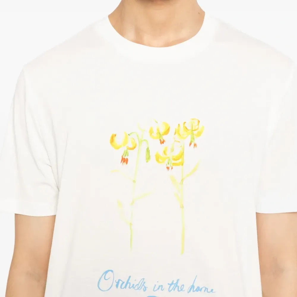 Хлопковая футболка с графическим принтом