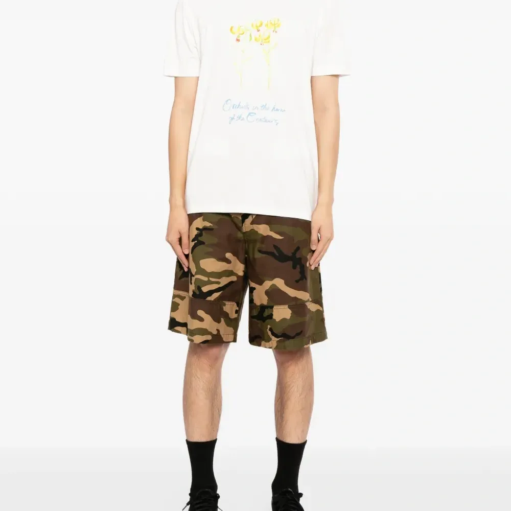 Хлопковая футболка с графическим принтом