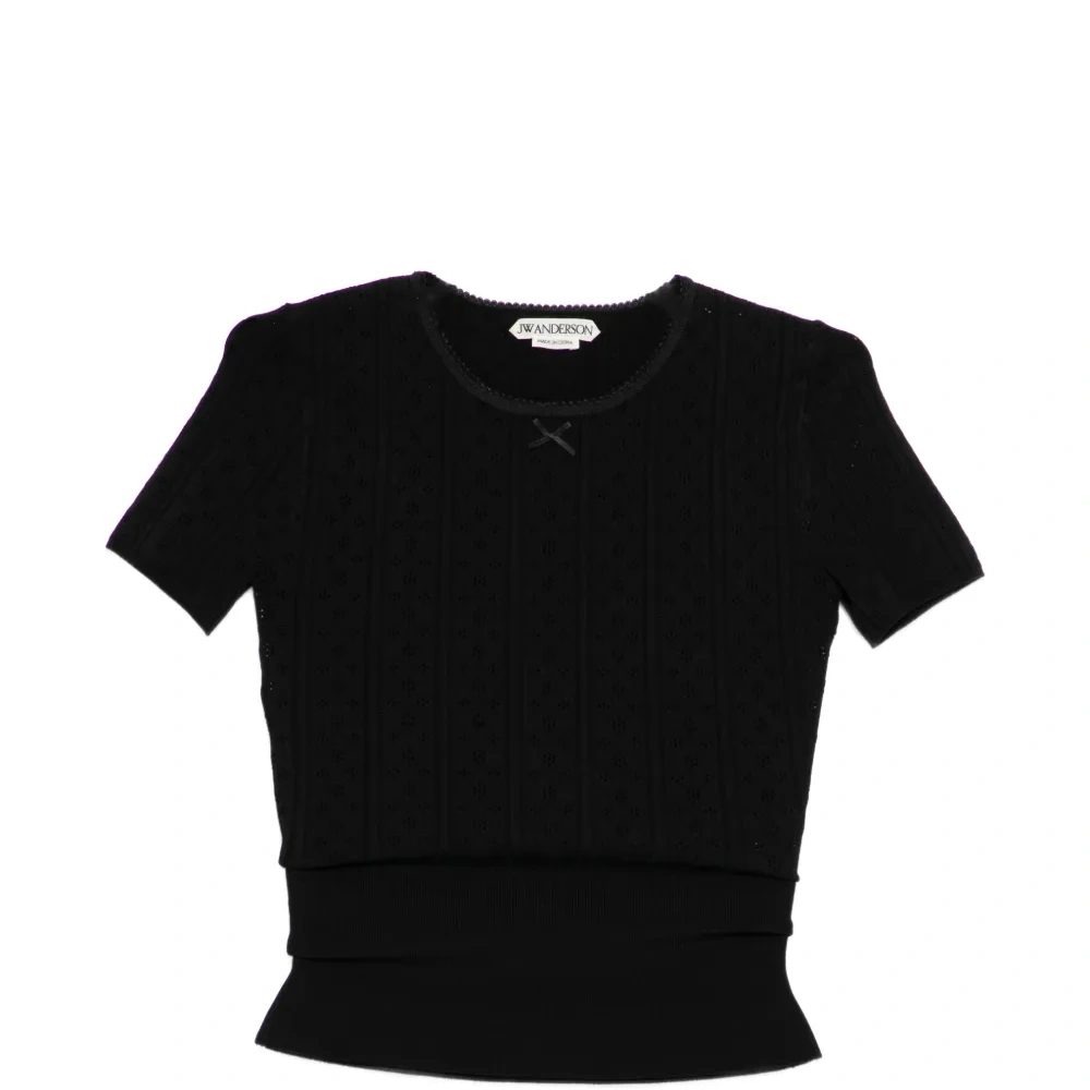 Топ с бантом