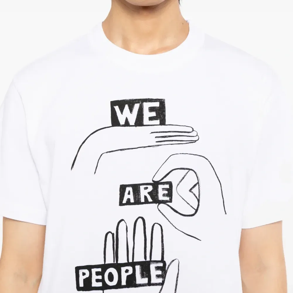 Хлопковая футболка с графическим принтом