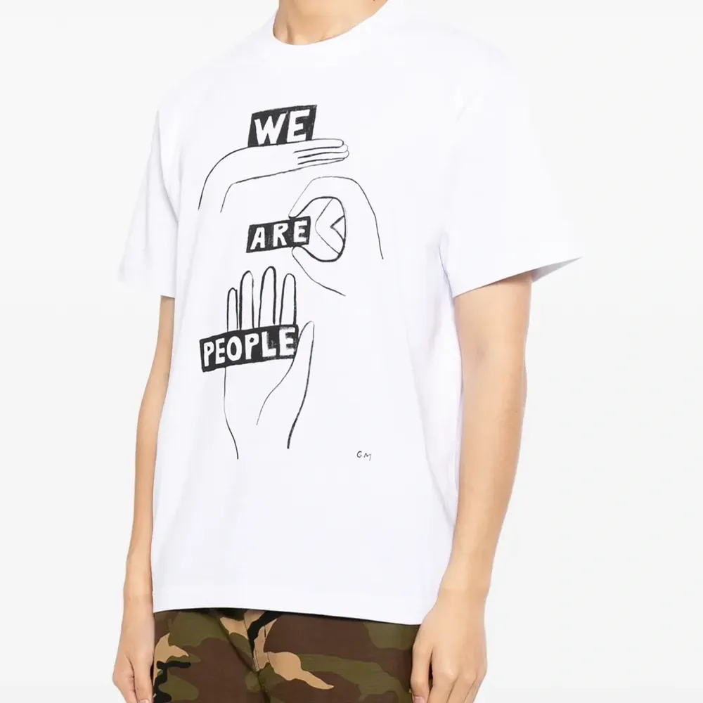 Хлопковая футболка с графическим принтом