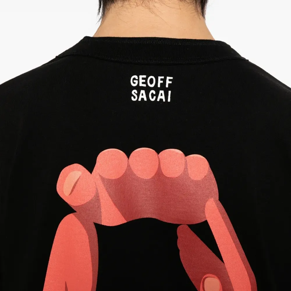 Футболка с круглым вырезом и принтом