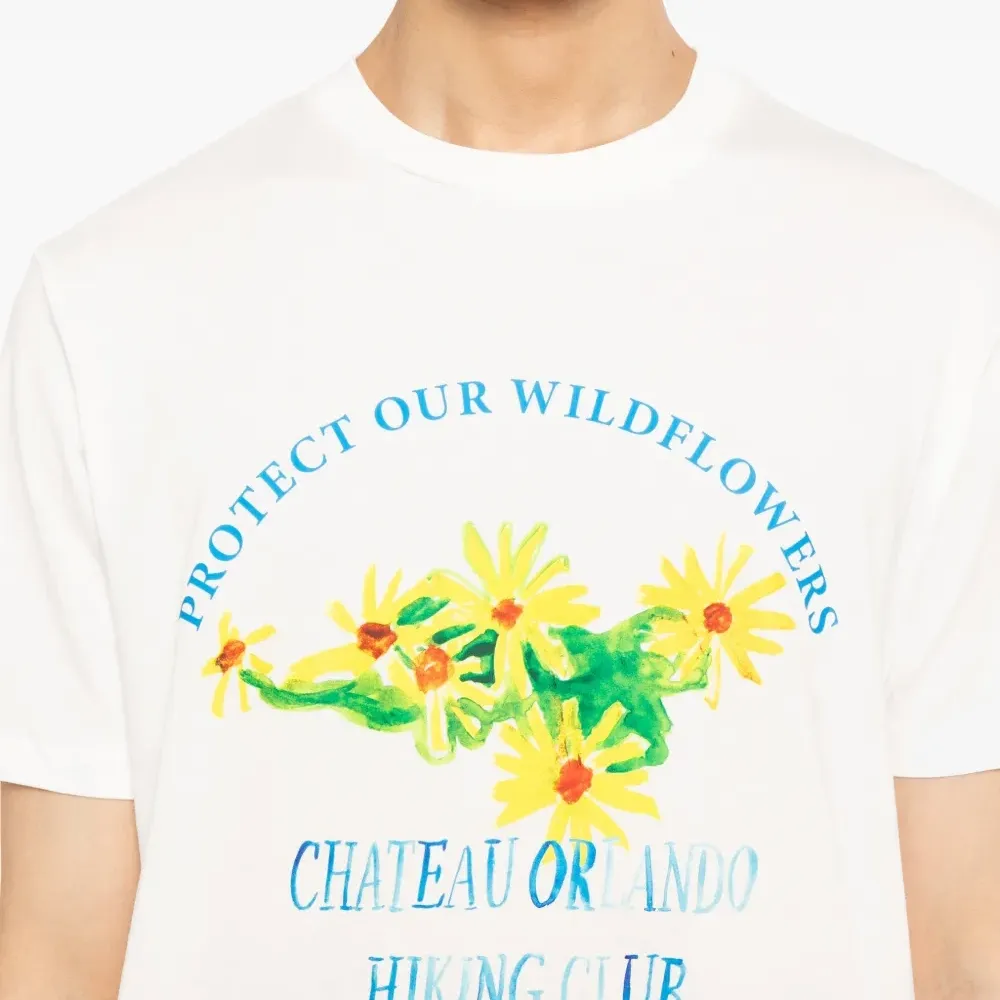 Хлопковая футболка с графическим принтом