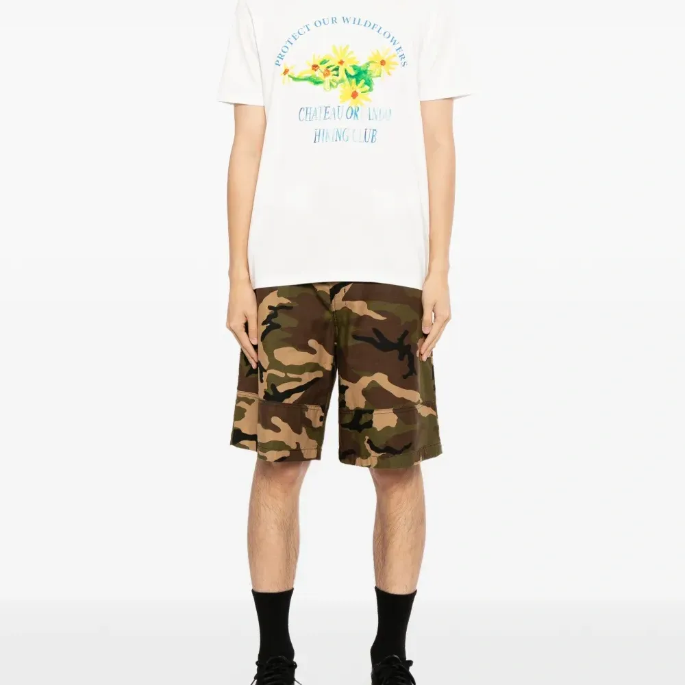 Хлопковая футболка с графическим принтом