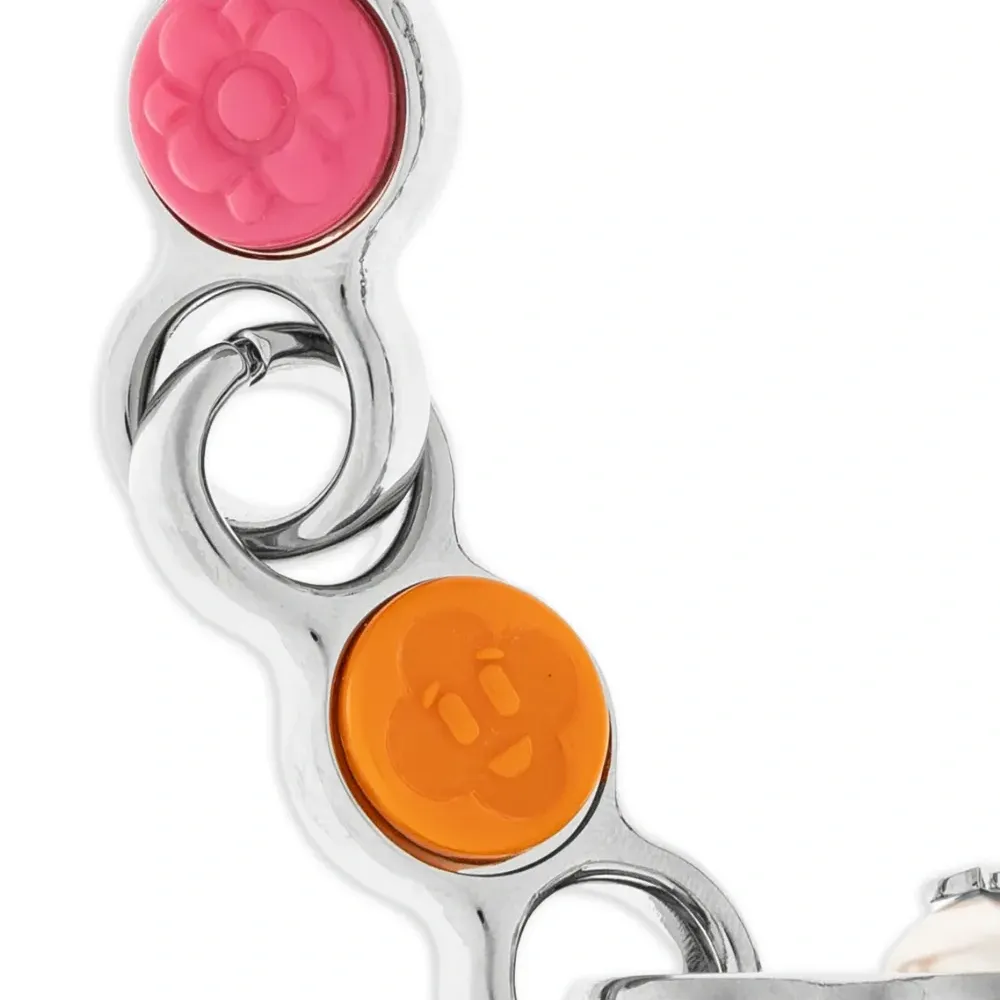 Браслет-цепочка с цветочным акцентом