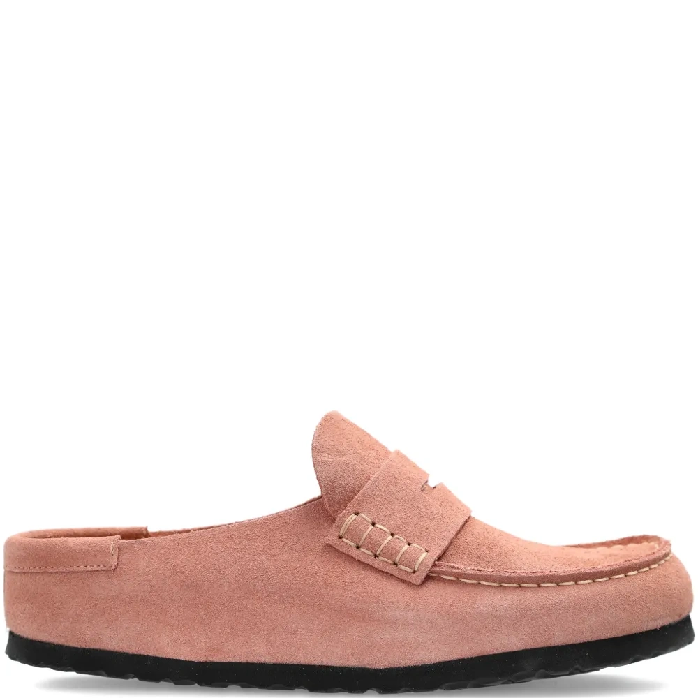 Мюли Naples из замши с перекрестными ремешками