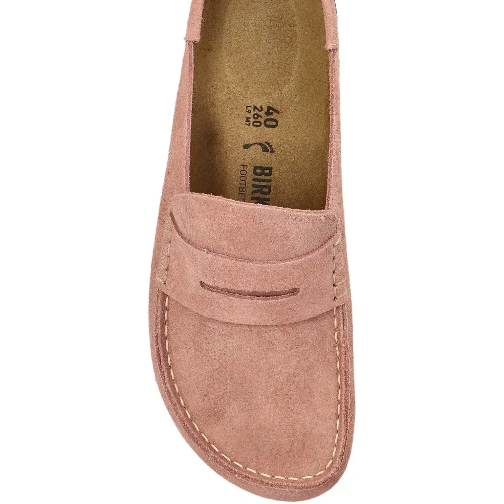 Мюли Naples из замши с перекрестными ремешками