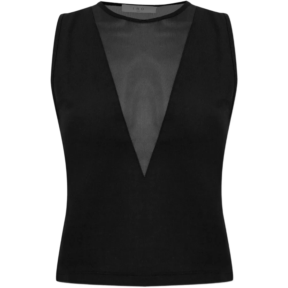 Прозрачный топ с вставками Dallya Прозрачный топ с вставками Dallya