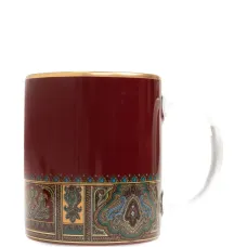 Кружка с отделкой в стиле "пейсли"