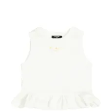 Футболка с оборчатым подолом