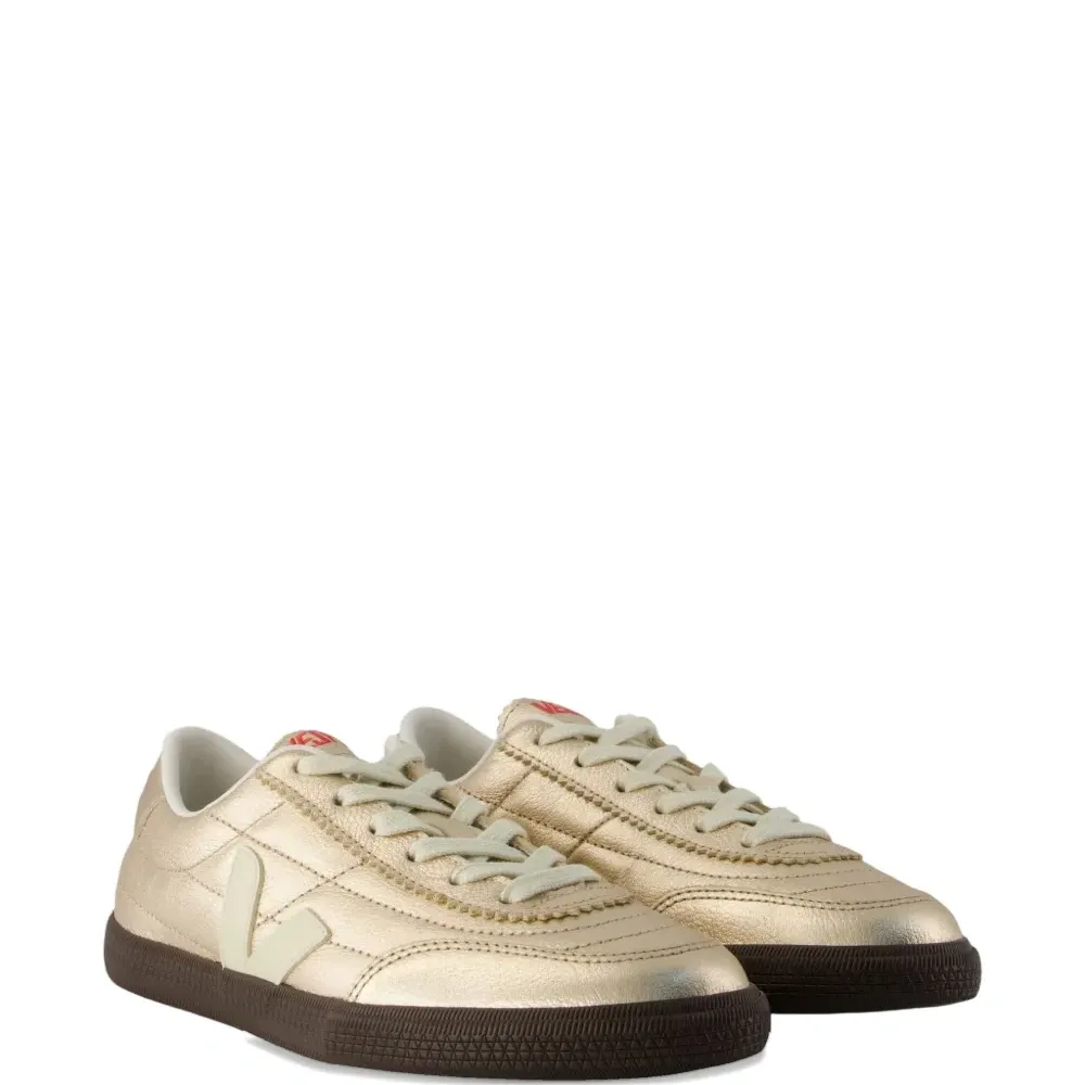 Кеды Panenka с круглым мысом и металлическим блеском