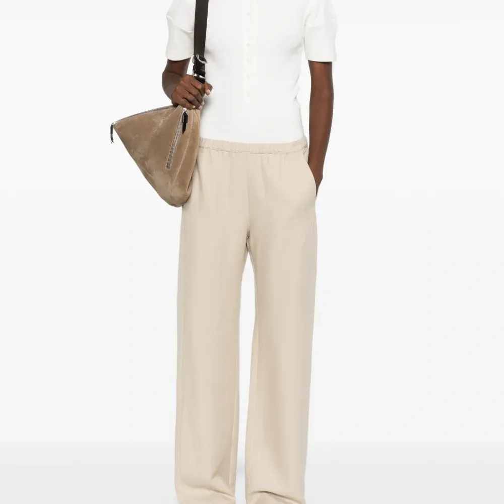 Брюки из саржи на резинке Брюки из саржи на резинке