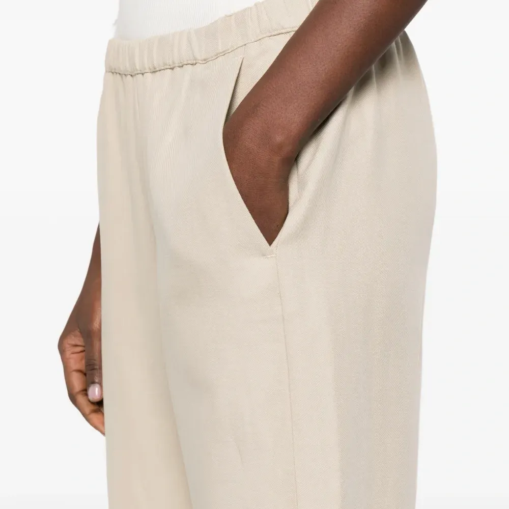 Брюки из саржи на резинке Брюки из саржи на резинке