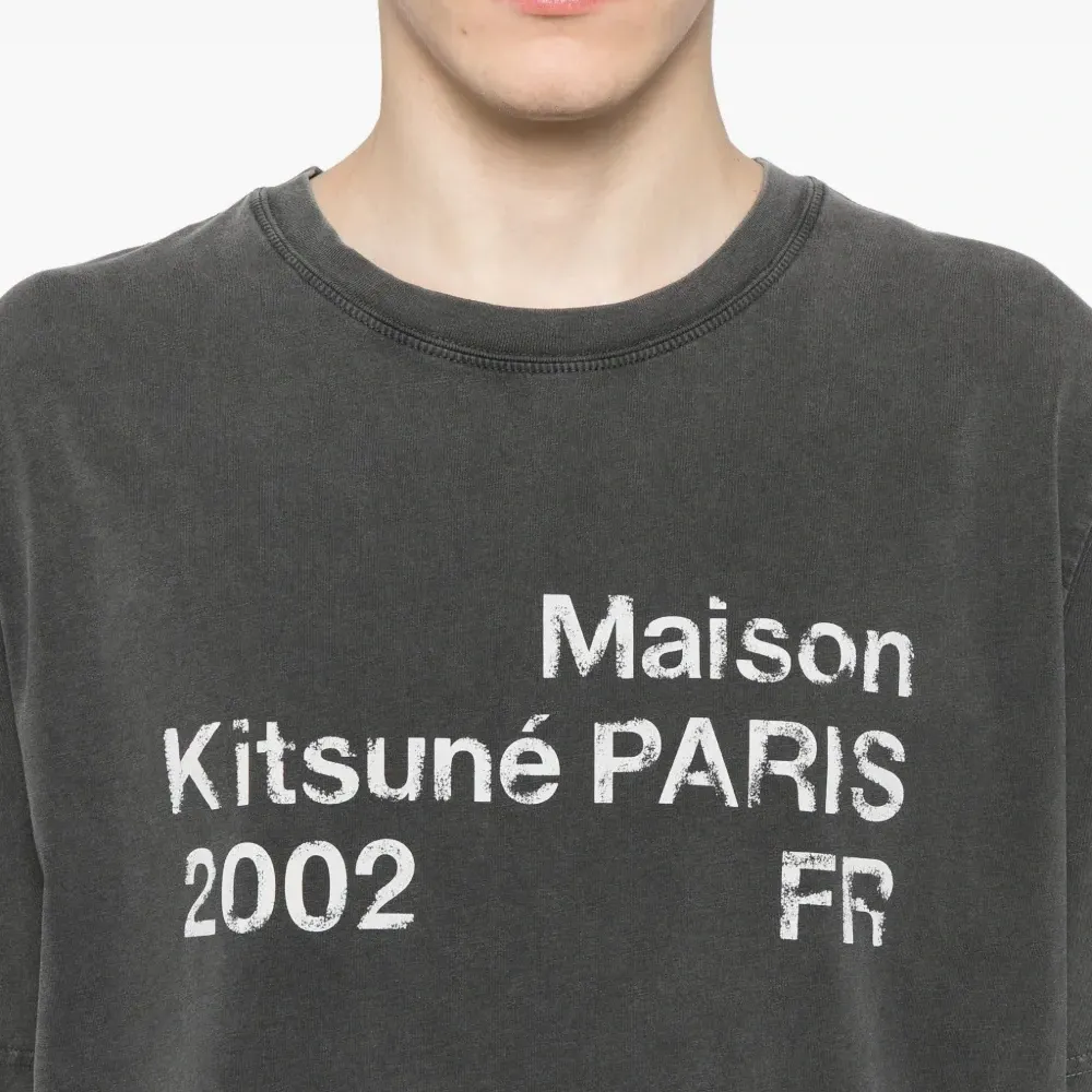 футболка с эффектом выцветания 2002