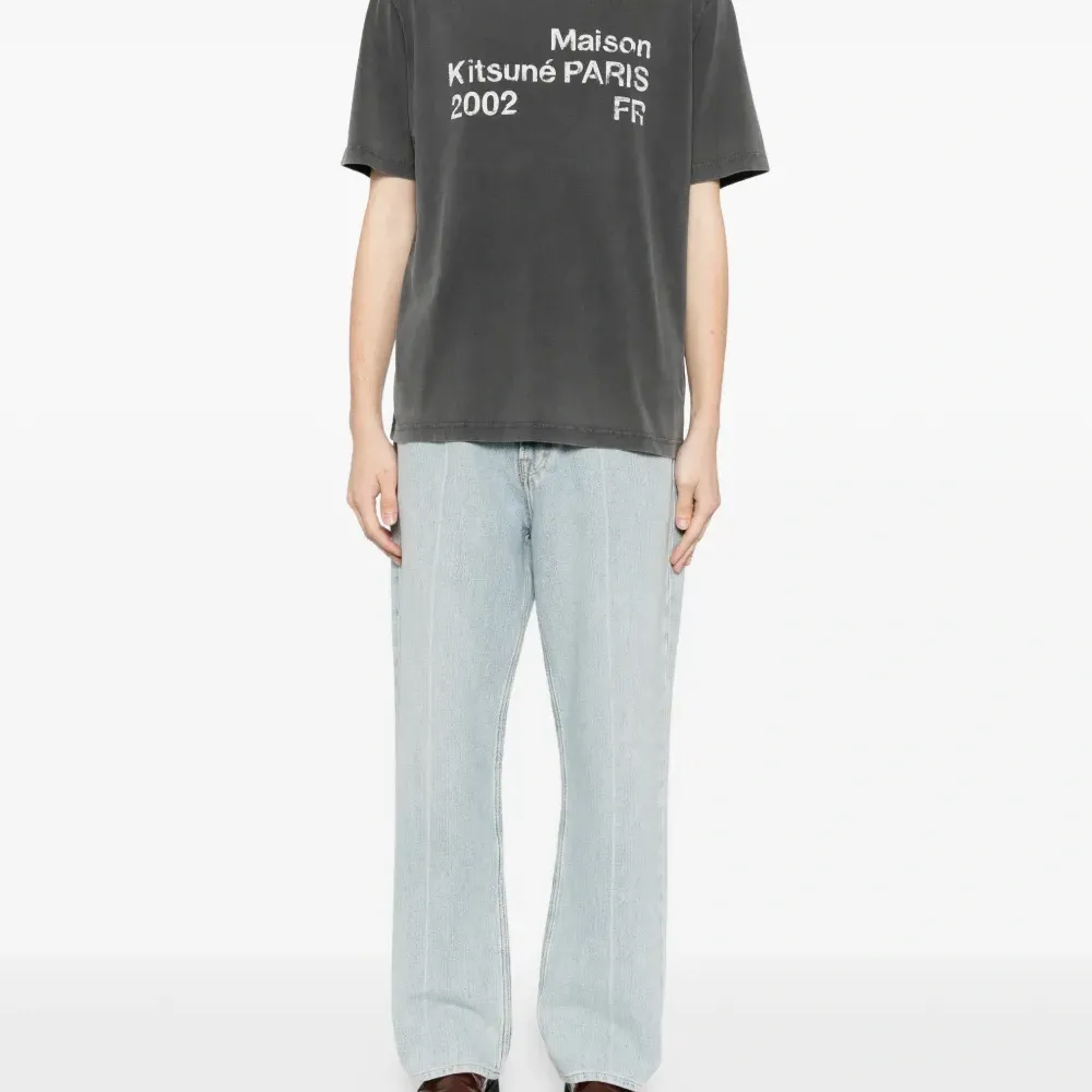 футболка с эффектом выцветания 2002