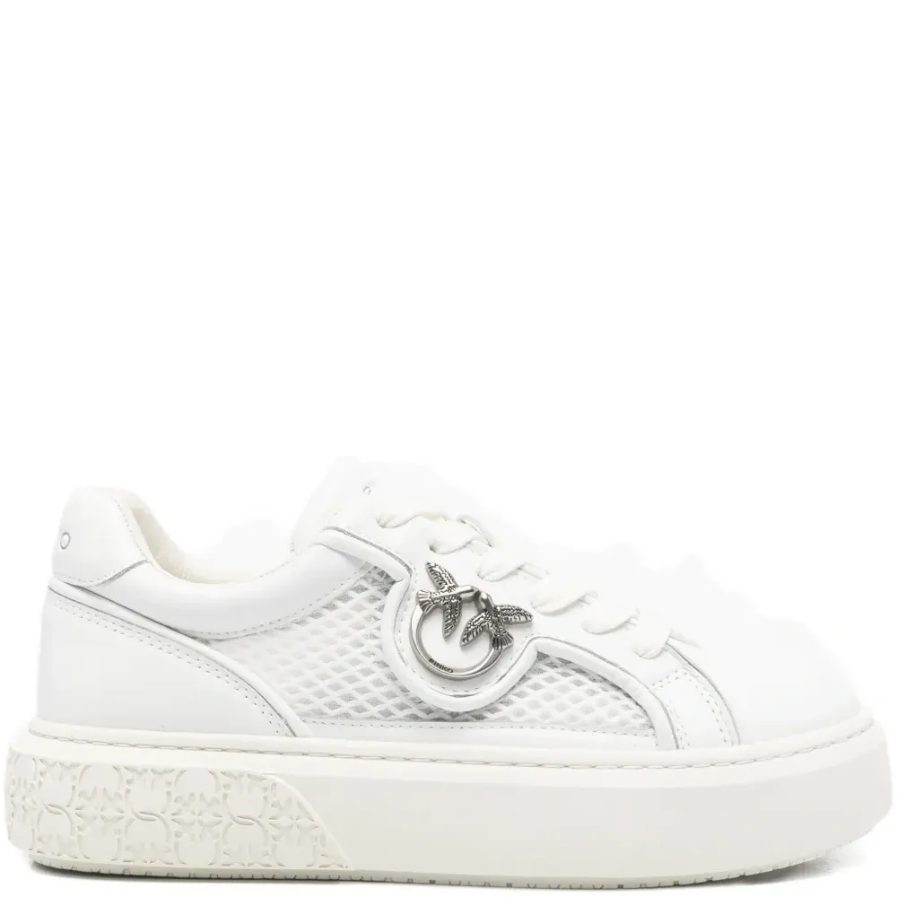 Кроссовки на платформе с аппликацией Yoko