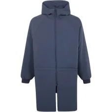 Парка с капюшоном и вышитым логотипом Парка с капюшоном и вышитым логотипом