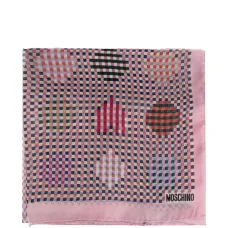 Шелковый шарф в клетку