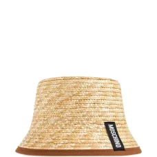 Шляпа с отделкой из соломы