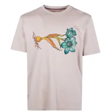 Футболка с цветочным принтом