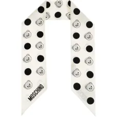 Шарф с принтом в виде медведя