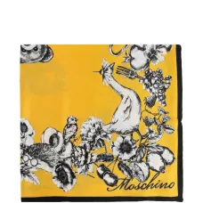 Шелковый шарф с цветочным принтом