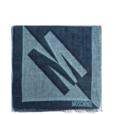 Шарф с принтом логотипа