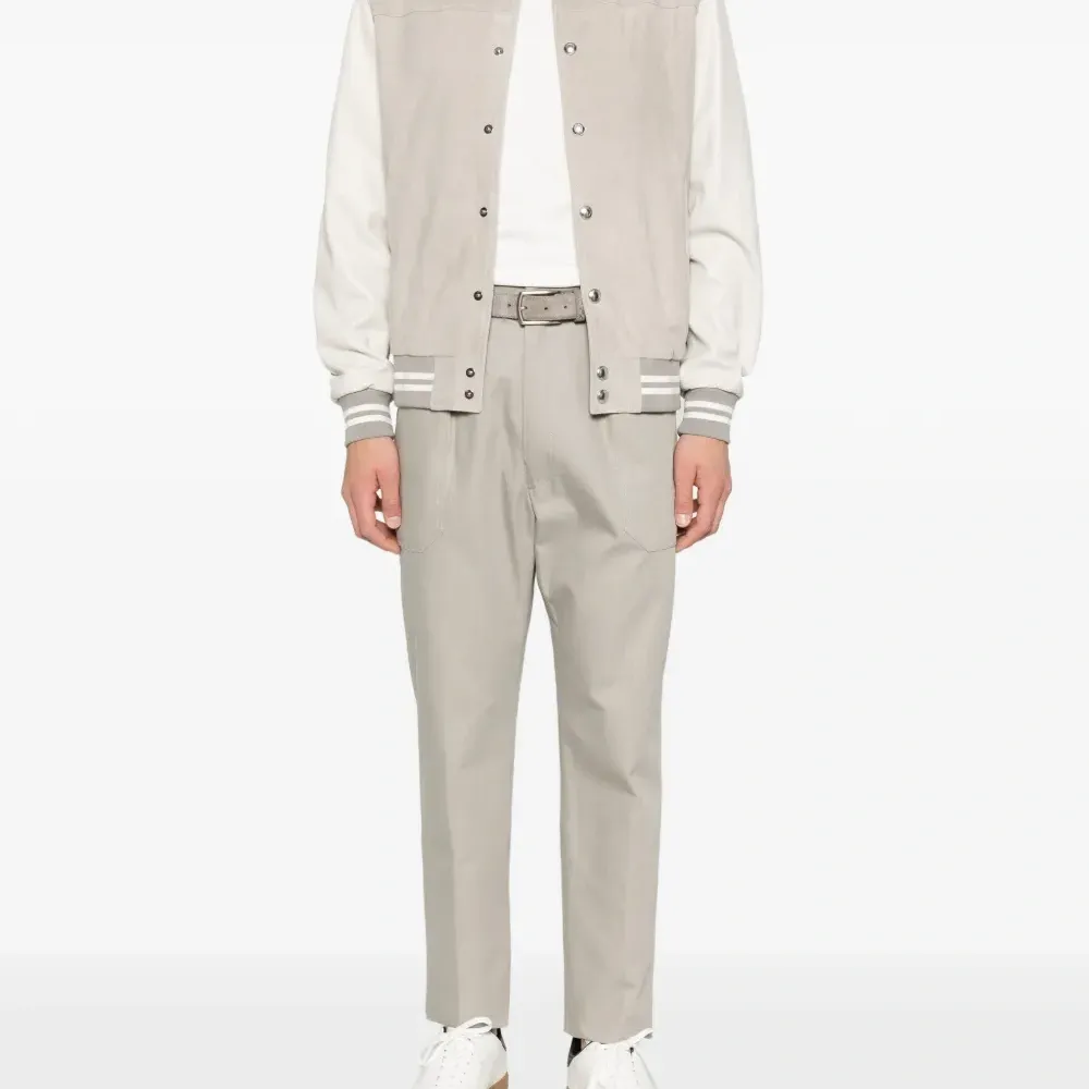 Футболка с ребристой отделкой