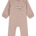 Бежевый боди для малышей с логотипом