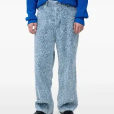 Джинсы с текстурированной отделкой