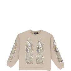 Свитшот с круглым вырезом