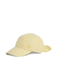 Бейсболка с вышитым логотипом и бантом