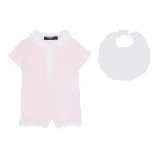 Комплект в полоску с оборками