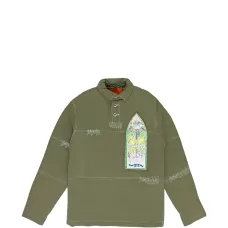 Увеличенного размера поло на пуговицах