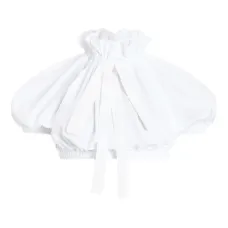 Топ с объемными воланами