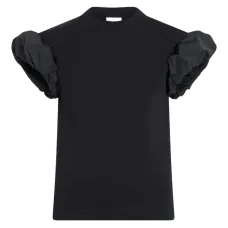 Футболка с объемными рукавами